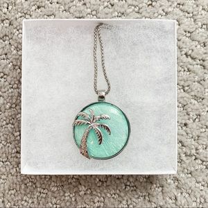 Sterling Silver Palm Tree Necklace